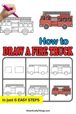 How to Draw a Fire Truck